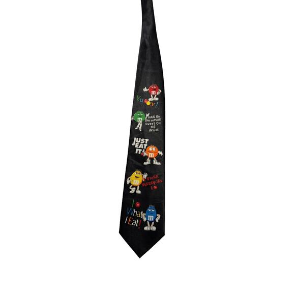 Ralph Marlin M&ms Candy Characters Vintage Novelty Necktie Polyester - Picture 3 of 7